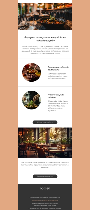 Saveurs et Offres du Chef