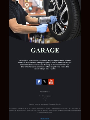 Auto Service Business Email