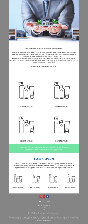 Courriel Immobilier Luxe