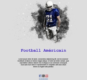 Annonce Match Football US