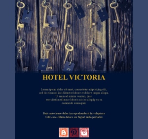 Modèle Hôtel Élégant