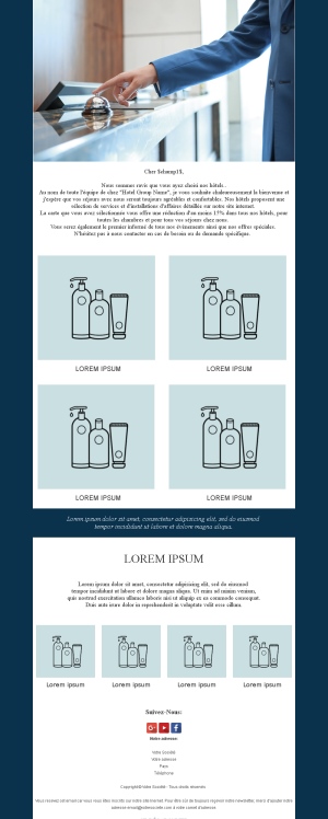 Email Promotion Vacances