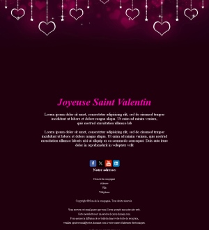 Saint Valentin Amour