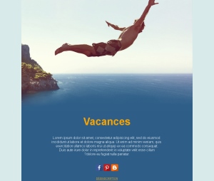 Templates pour Vacances
