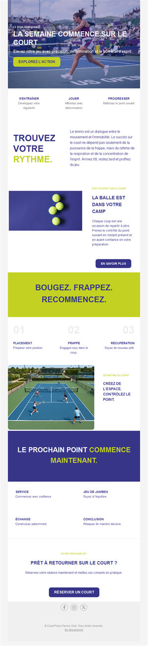 Exciting Tennis Match Templates