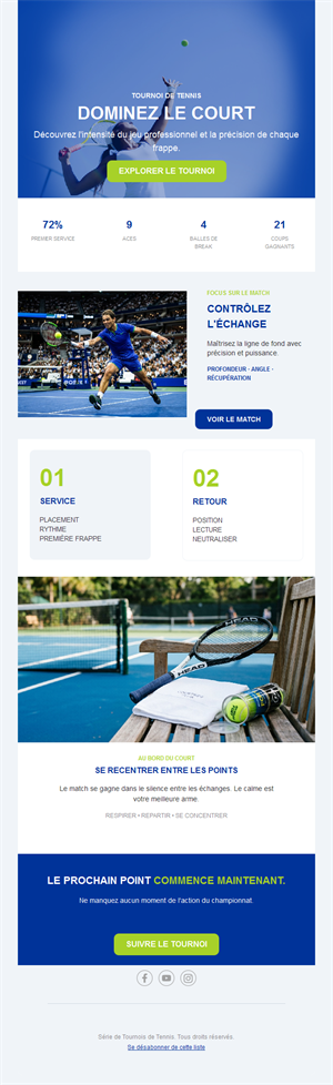 Exciting Tennis Match Templates