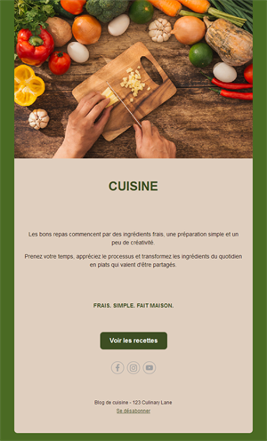 Delicious Cooking Recipe Templates