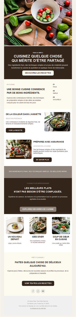 Delicious Cooking Recipe Templates