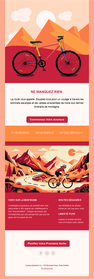 Adventurous Bike Trail Templates