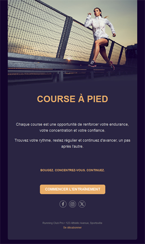Energizing Running Event Templates
