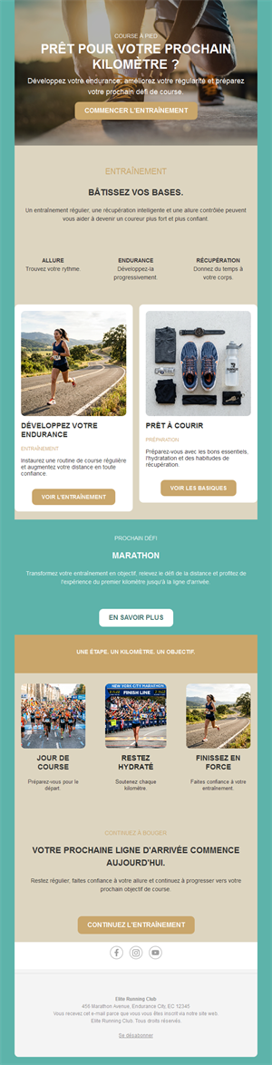 Energizing Running Event Templates