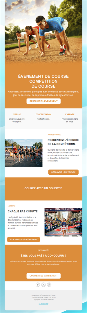 Energizing Running Event Templates