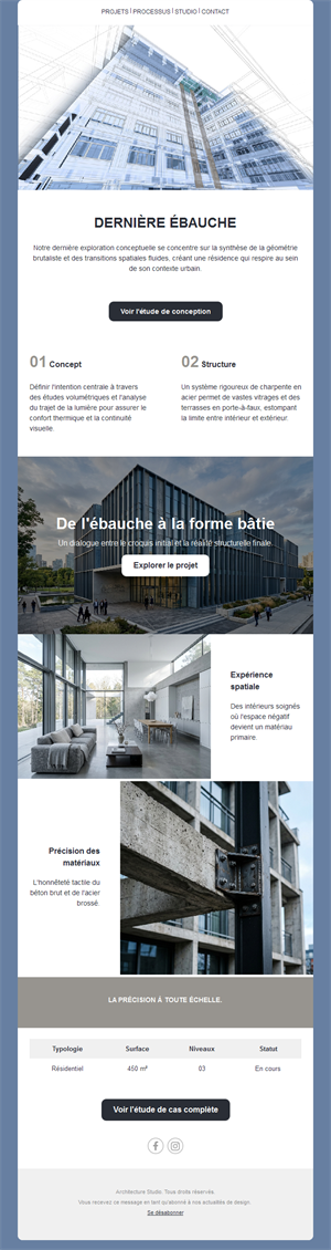 Elegant Architecture Email Templates