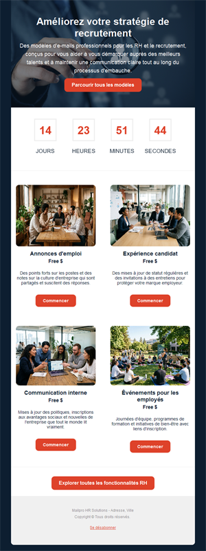 Dynamic HR Recruiting Templates
