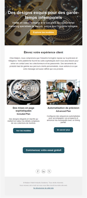 Luxury Watch Collection Templates