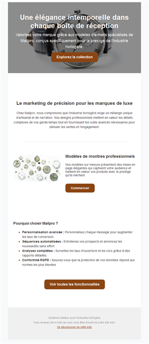 Luxury Watch Collection Templates