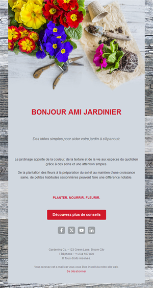 Planting Inspiration Emails