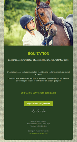 Horse Riding Templates