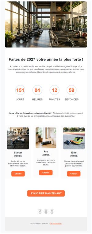 New Year 2027 Gym Kickoff