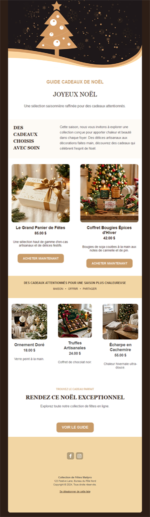 Online Christmas Email