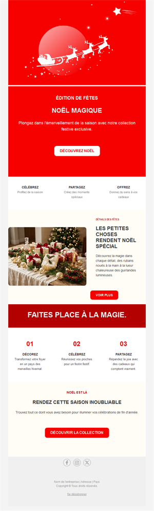Christmas Celebration Email