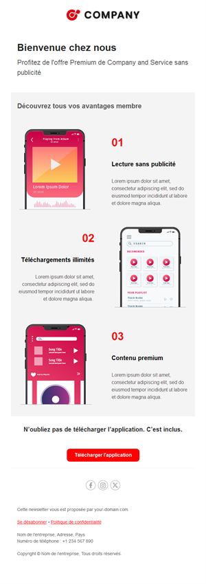 Warm Welcome Email Template