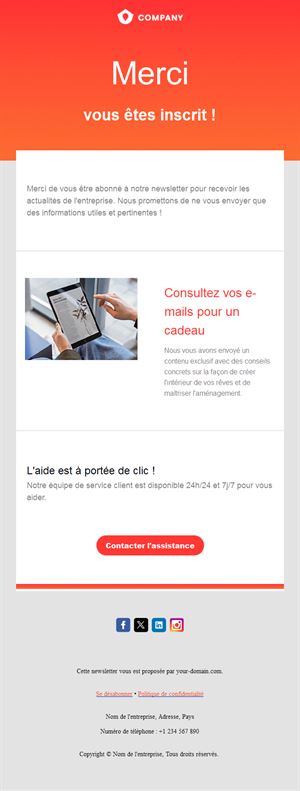 Thank You Email Templates