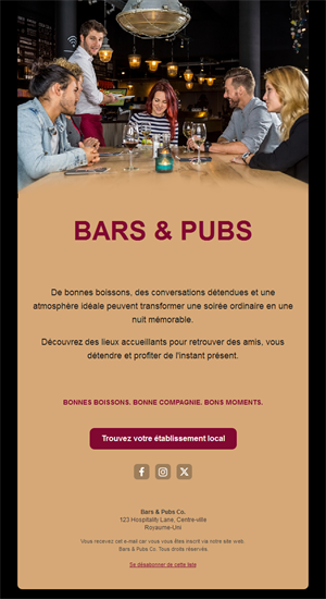 Fun Bar Email Templates