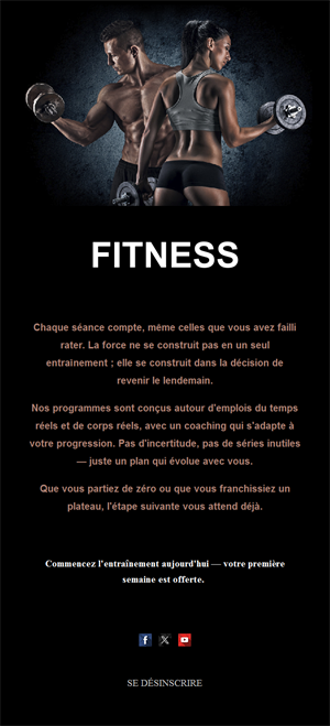 Exercise Email Updates