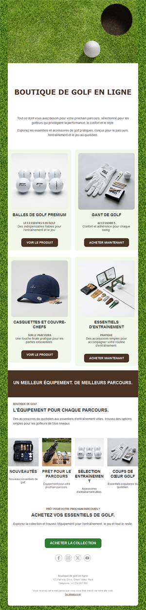Tee Time Email Alerts