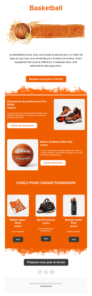 Hoops Newsletter Emails