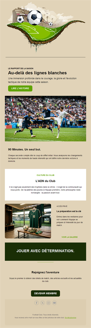 Match Day Email News