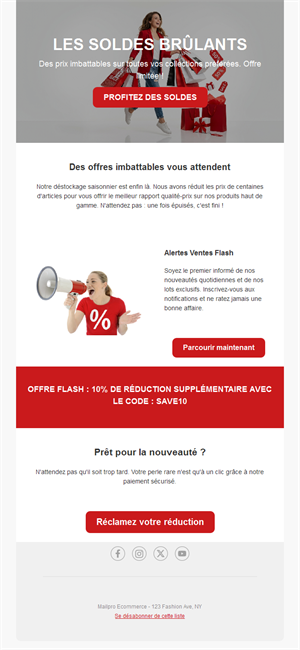 Special Sales Email Offers