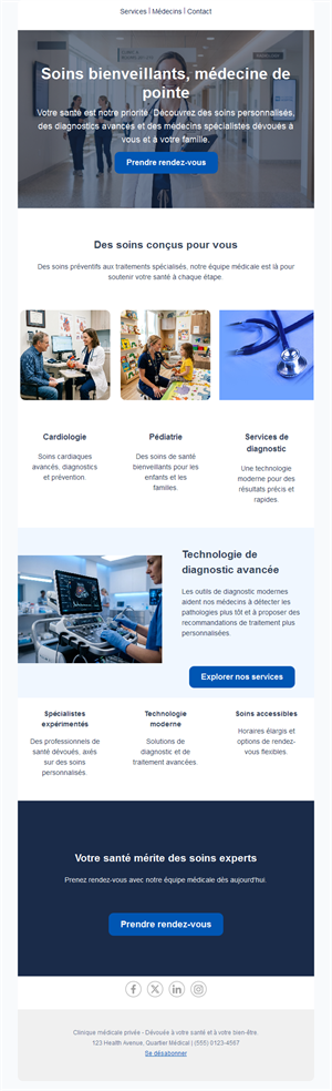 Clinic Announcement Emails