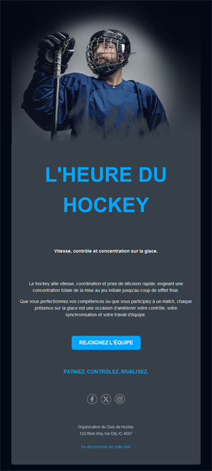 Hockey Game Email Alerts
