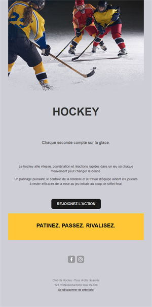 Hockey Highlight Emails