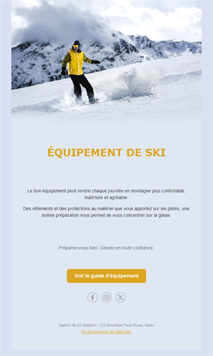 Snowboard Event Template
