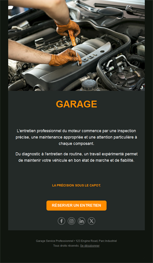 Car Service Email