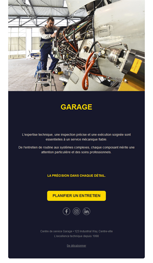 Garage Business Template
