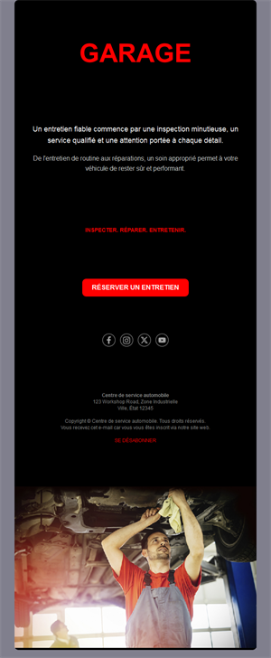 Garage Campaign Email