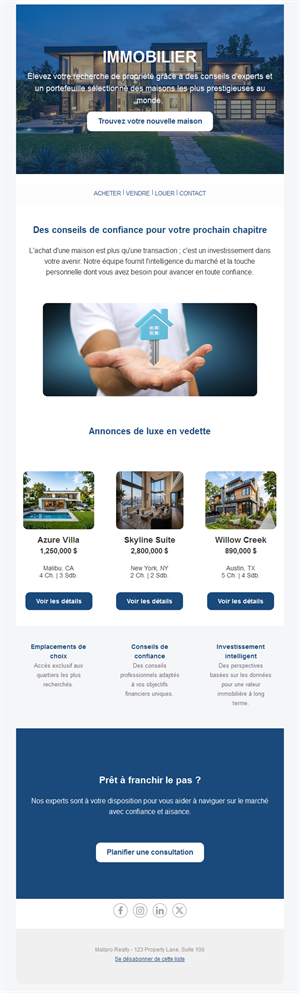 Real Estate Newsletter Template