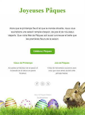 Festive Easter Emails