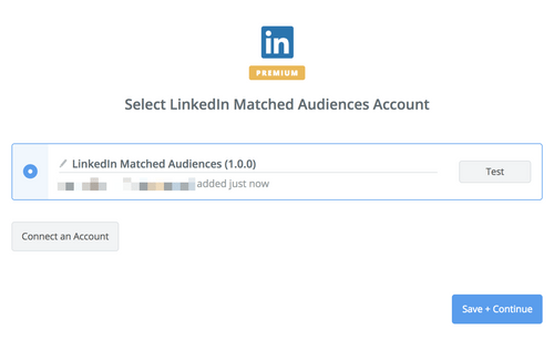 Setup LinkedIn Matched Audiences 3